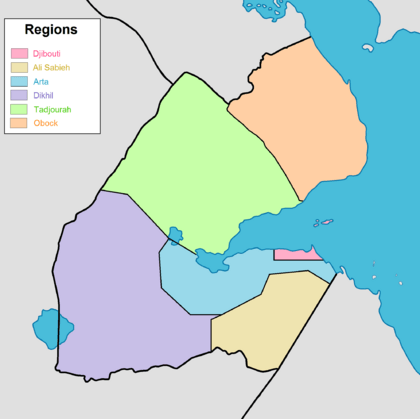 The Regions of Djibouti