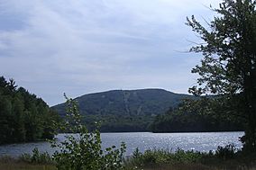 View of Mount Wachusett and Wachusett Lake from the Westminster side, MA.jpg