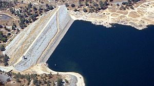 Aerial View Isabella Dam