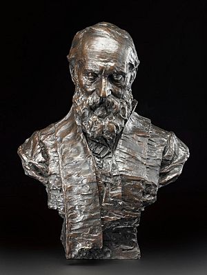 Bronze bust of Baron Kelvin