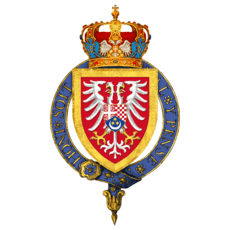 Garter-encircled Coat of Arms of Prince Paul of Yugoslavia