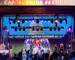 Idina Menzel at the 2023 Capital Pride concert - 1