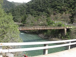 Iowa Hill bridges over the  North Fork of the American River