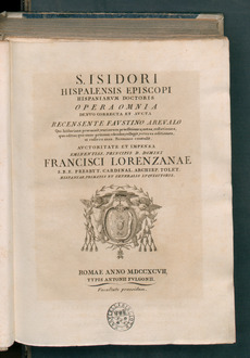 Isidori Hispalensis Opera Omnia