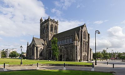 Paisley Abbey from North West - Leaning western gable - 125mp.jpg