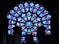 Paris Cathédrale Notre-Dame Innen Westliche Rosette 3
