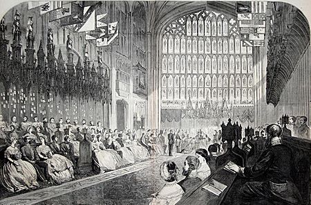 St George's Chapel, 10 March 1863