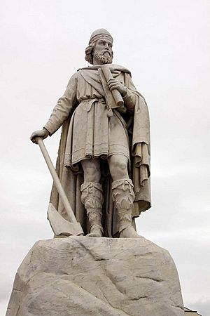 Statue of King Alfred in Wantage Market Square