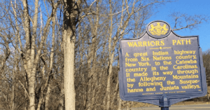 Warrior's Path HIstoric Marker @ Wyalusing Rocks, Wyalusing, PA