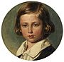 After Franz Xaver Winterhalter (1805-73) - Prince Alfred (1844-1900), later Duke of Edinburgh, when a child - RCIN 405377 - Royal Collection.jpg