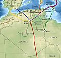 Algeria pipelines map