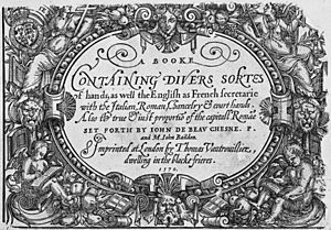 Beauchesne's 'Book containing diverses sortes...' (1570)