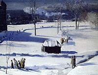 Bellows George Blue Snow the Battery 1910