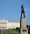 Carson statue, Parliament Buildings (2) - geograph.org.uk - 693330