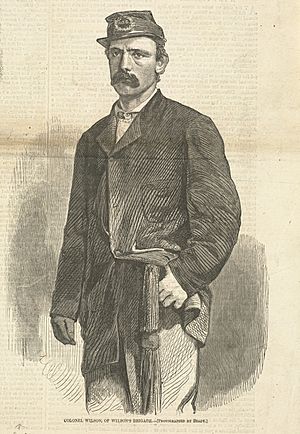 Colonel Wilson, of Wilson's Brigade (Boston Public Library)
