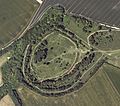 Danebury Fort - aerial image, Hampshire Data Portal