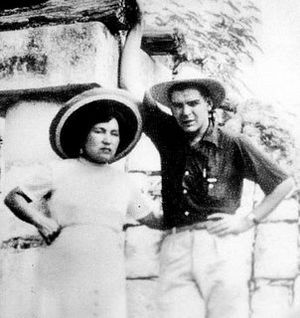 Hilda Gadea y Che Guevara - Luna de miel - Yucatán 1955