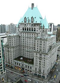 Present day Hotel Vancouver