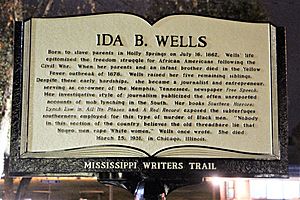 Ida B. Wells marker