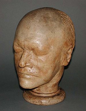 James S De Ville 1776-1846 Head of William Blake - Plaster cast - Sept 1823 Fitzwilliam Museum2