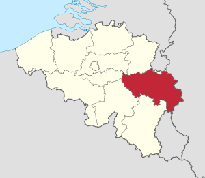 Location of Liège  (French)