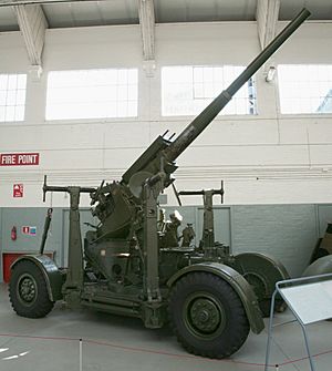 QF 3.7 inch gun RAF Duxford