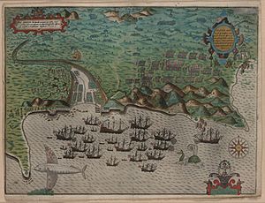 Santiago, Cape Verde, 1589.jpg