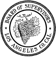 Seal of Los Angeles County, California (1887-1957)