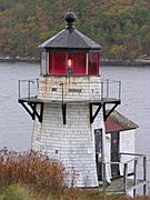 Squirrel Point Lighthouse-light on, Oct 2014