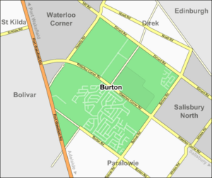 Burton Suburb Map