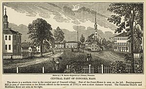 Central part of Concord, Mass