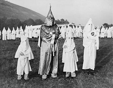 Children with Dr. Samuel Green, Ku Klux Klan Grand Dragon, July 24, 1948