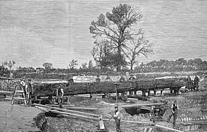 Discovery of logboat in Brigg in 1886