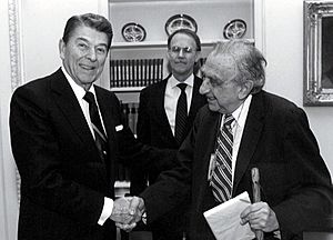 Edward Teller and Ronald Reagan