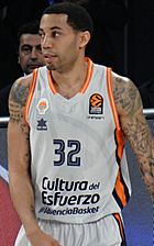 Erick Green 32 Valencia Basket EuroLeague 20180201 (cropped)