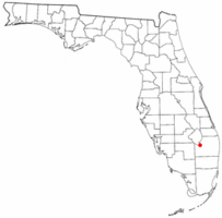 Location of Belle Glade Camp, Florida