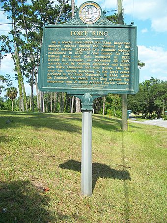 Fort King marker Ocala01.jpg