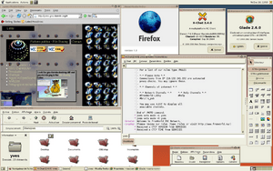 GNOME 2 running on openDarwin (2004)