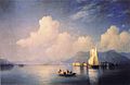 Ivan Constantinovich Aivazovsky - Lake Maggiore in the Evening