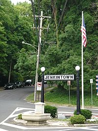 View entering Jenkintown from Wyncote
