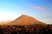 Montanha do Pico ao Pôr-do-sol, ilha do Pico, Açores