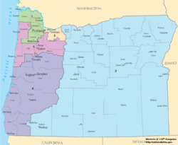 Oregon Congressional Districts, 113th Congress