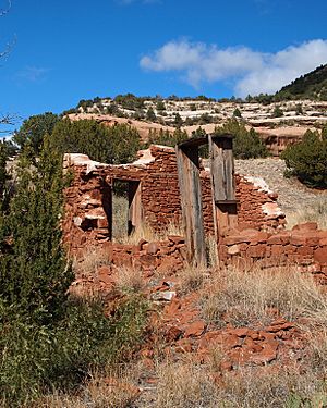 Ruins in Mills Canyon, Kiowa National Grassland, New Mexico