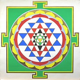 Sri Yantra Correct Colors Johari 1974