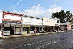 Storefronts on Main Street in Scio