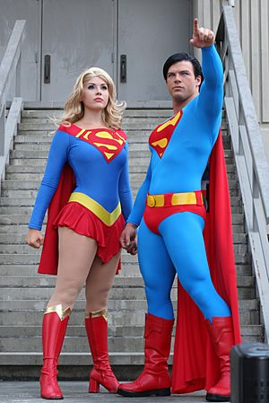 Superman and Supergirl DragonCon 2011