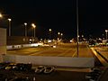 The Adelaide Airport at night