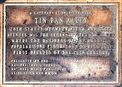 Tin Pan Alley plaque crop