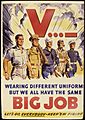 V... - Wearing different uniforms but we all have the same big job. Let's go everybody - Keep `em firing. - NARA - 534899