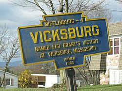 Official logo of Vicksburg (Union County), Pennsylvania